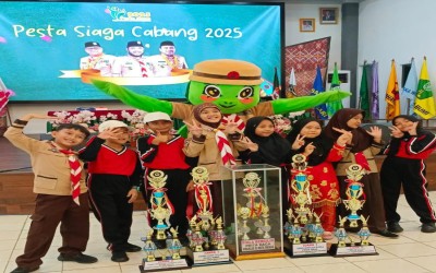 Dari Panggung ke Podium! Siswi MIN 2 Kota Padang Juara 1 Lomba Story Telling Pesta siaga 2025  